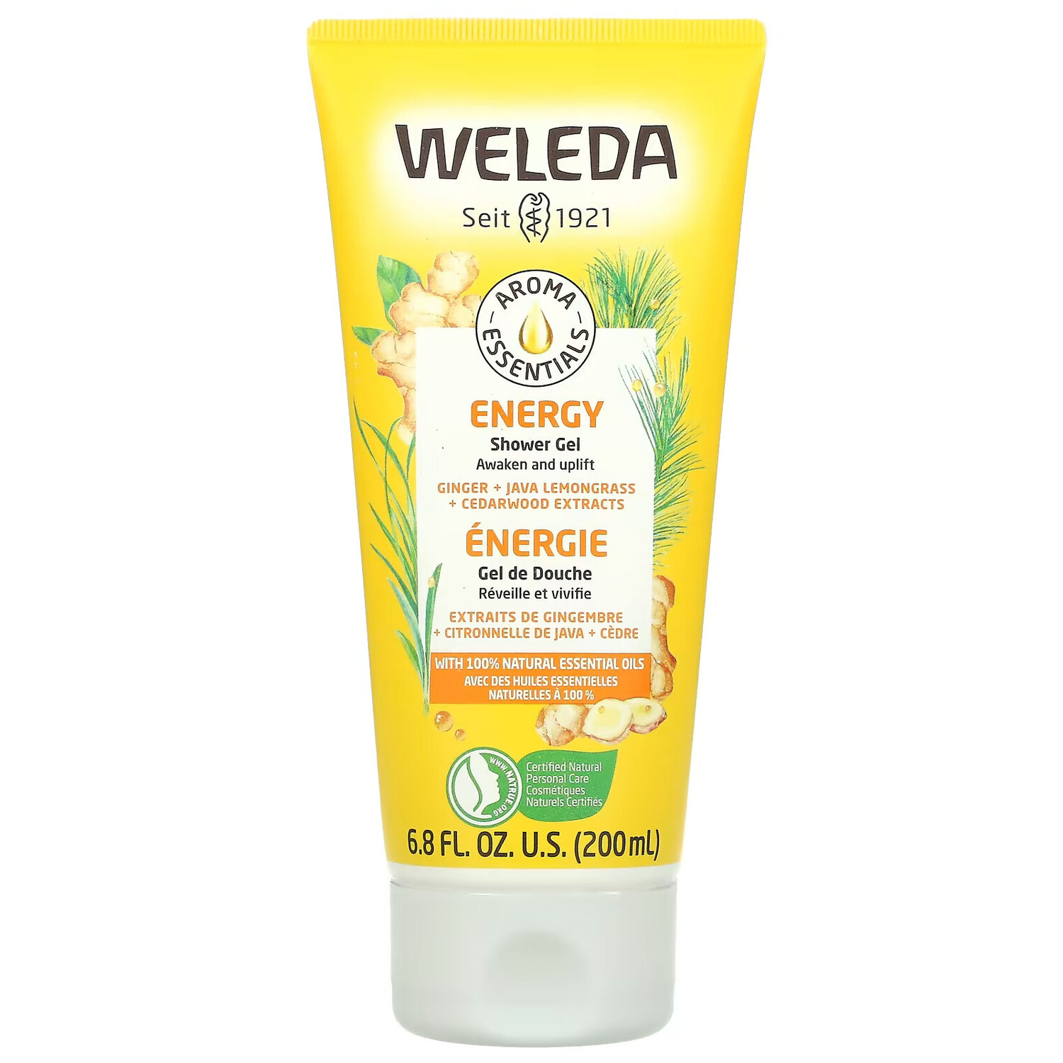 

Weleda, Aroma Essentials, энергетический гель для душа, 200 мл (6,8 жидк. Унции)