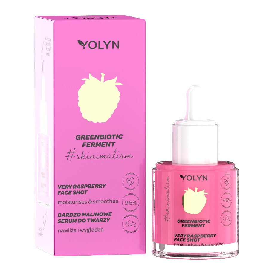

Yolyn Greenbiotic Ferment увлажняющая сыворотка для лица Very Raspberry 20мл