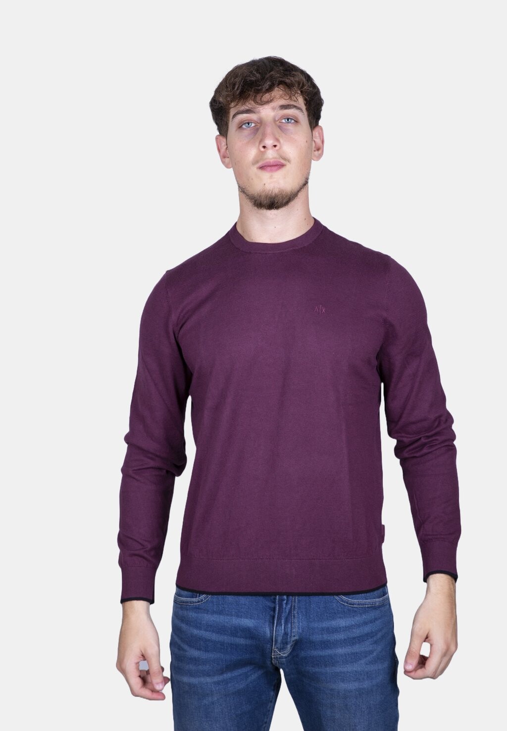 

Свитер Girocollo Armani Exchange, цвет bordo
