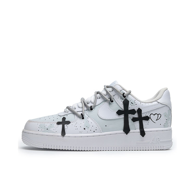 

Кроссовки Nike Air Force 1 Skateboarding Shoes Men Low-top White, белый