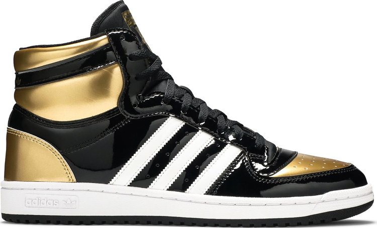 Кроссовки Adidas Top Ten RB 'Black Gold Patent', черный – заказать с доставкой из-за рубежа через онлайн-сервис «CDEK.Shopping»