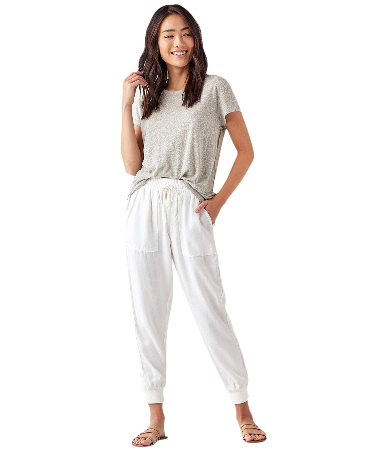 

Джогггеры Splendid, Lakeside Joggers in Tencel & Linen Blend