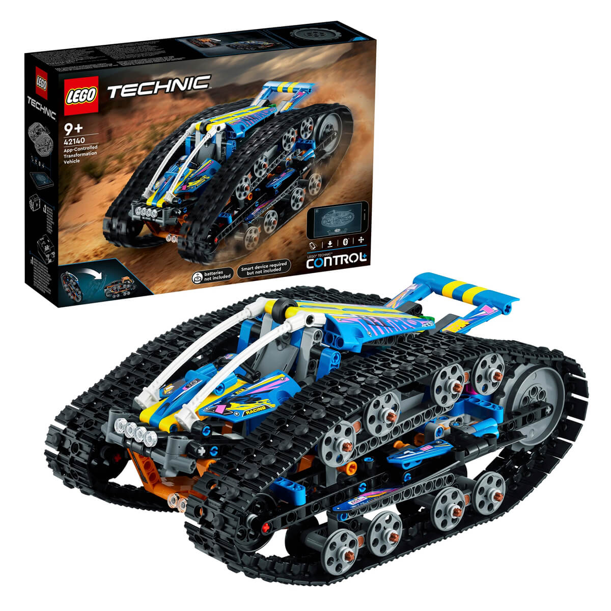 Конструктор LEGO Technic 42140 Машина-трансформер, 772 детали конструктор lego technic 42141 technic racer 2022