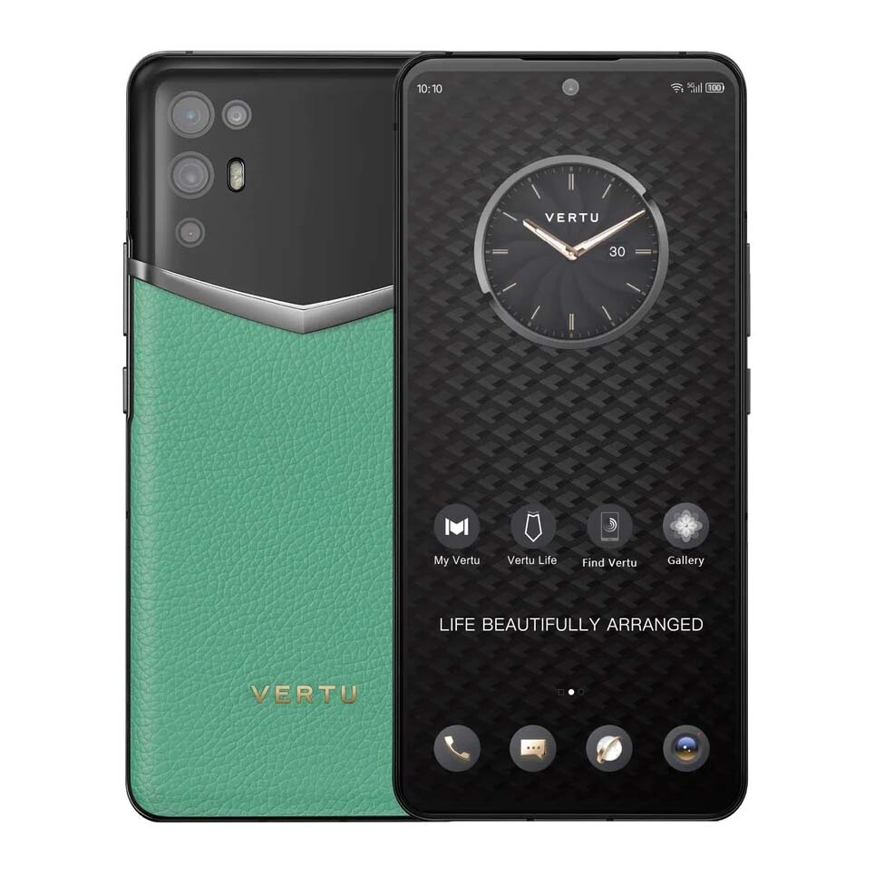 

Смартфон Vertu iVERTU 5G Calfskin, 12Гб/512Гб, черный/зеленый