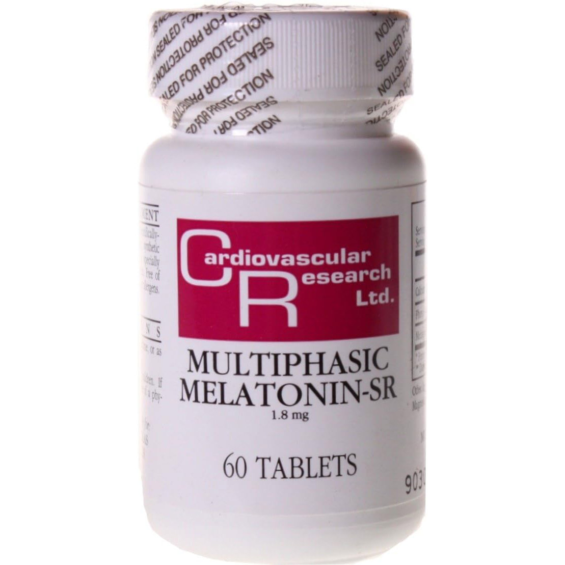 Мультифазный мелатонин-SR Cardiovascular Research, 1,8 мг, 60 таблеток kal мелатонин sr с витамином b6 3 мг 60 таблеток