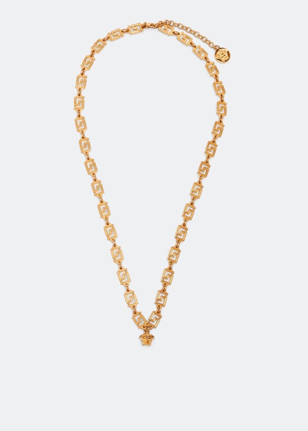

Ожерелье VERSACE Medusa Greca necklace, золотой