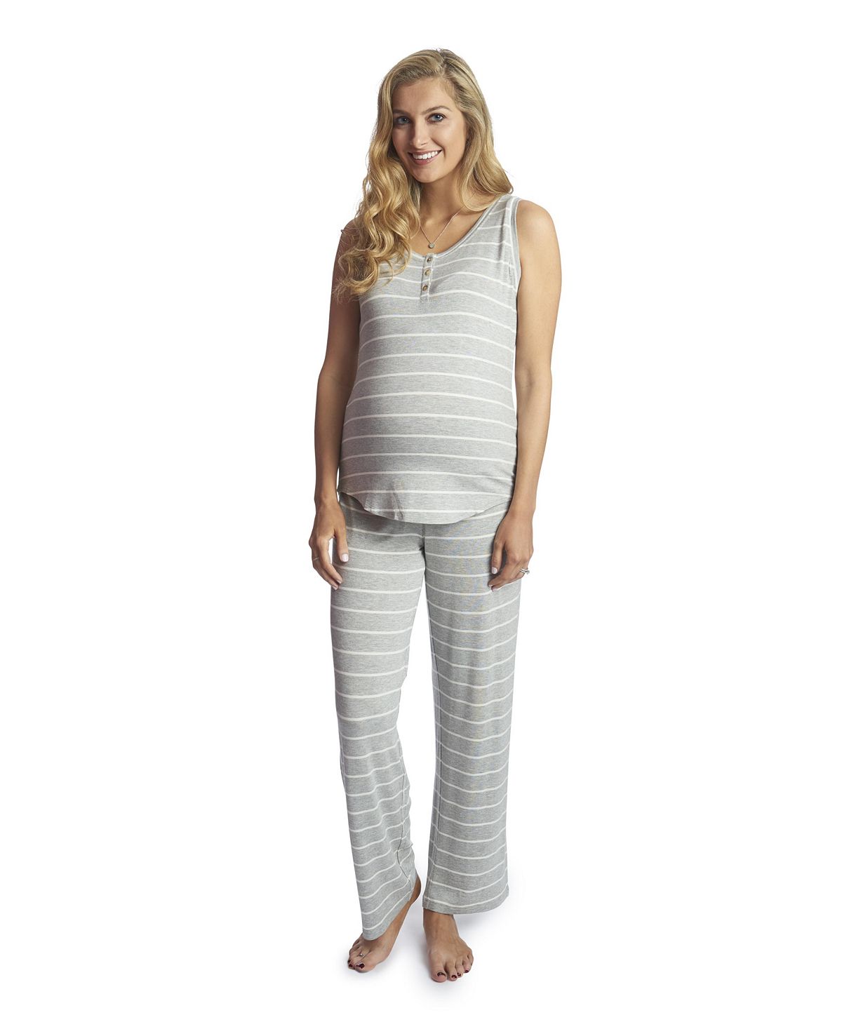 Женский пижамный комплект joy tank & pants для беременных и кормящих мам Everly Grey, мульти