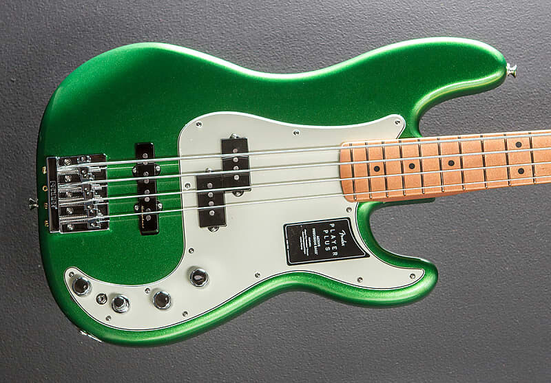 

Player Plus Precision Bass - Cosmic Jade с кленом Fender Player Plus Precision Bass - w/Maple