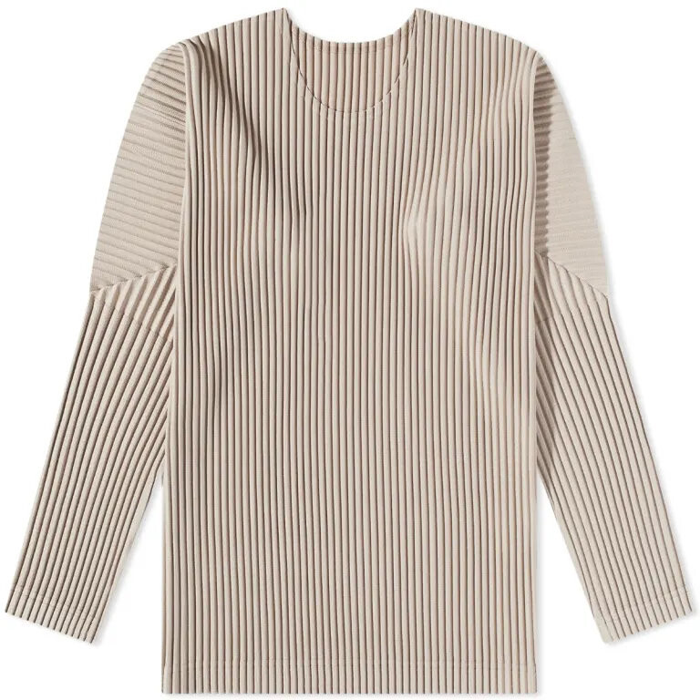 

Джемпер Homme Plissé Issey Miyake Pleated Long Sleeve, бежевый