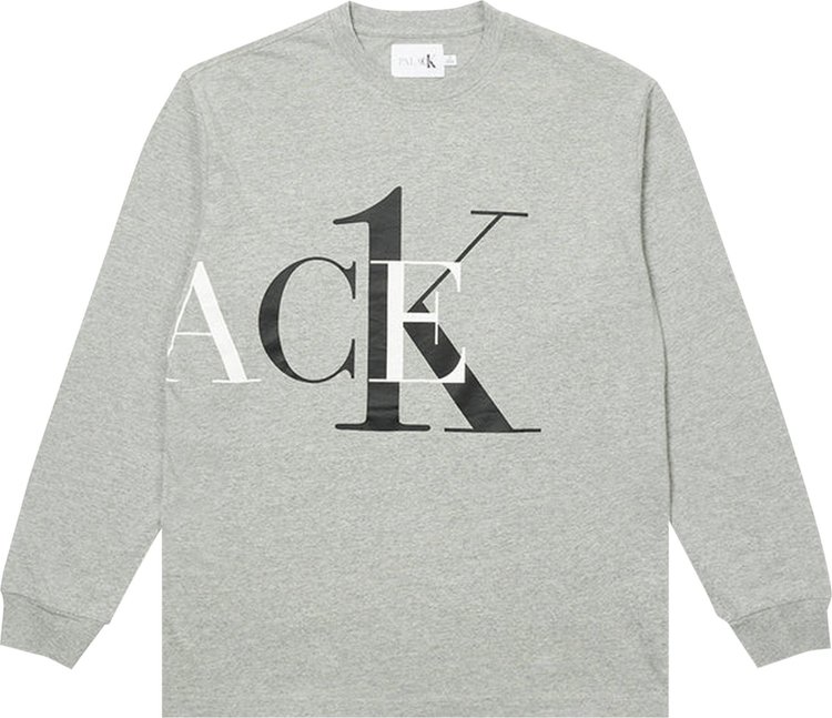 Palace x Calvin Klein Long Sleeve Light Grey Heather CDEK.Shopping