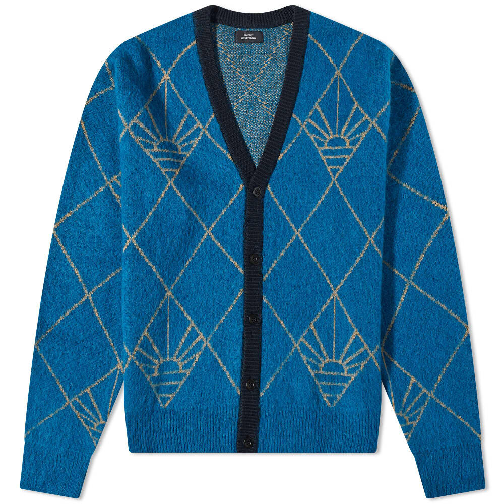 

Джемпер PACCBET Intarsia Cardigan, Синий