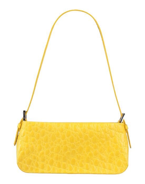 Сумка BY FAR, желтый сумка багет макей повседневная натуральная кожа фактура тиснение внутренний карман черный