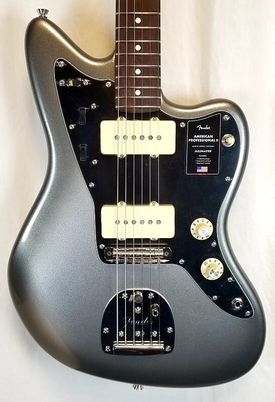 

Fender American Professional II Jazzmaster, накладка на гриф из палисандра, Mercury, с HSC 2022 0113970755