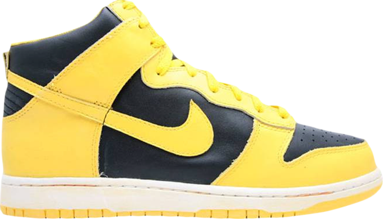 Кроссовки Nike Dunk High QK Vintage 'Varsity Maize', черный - фото