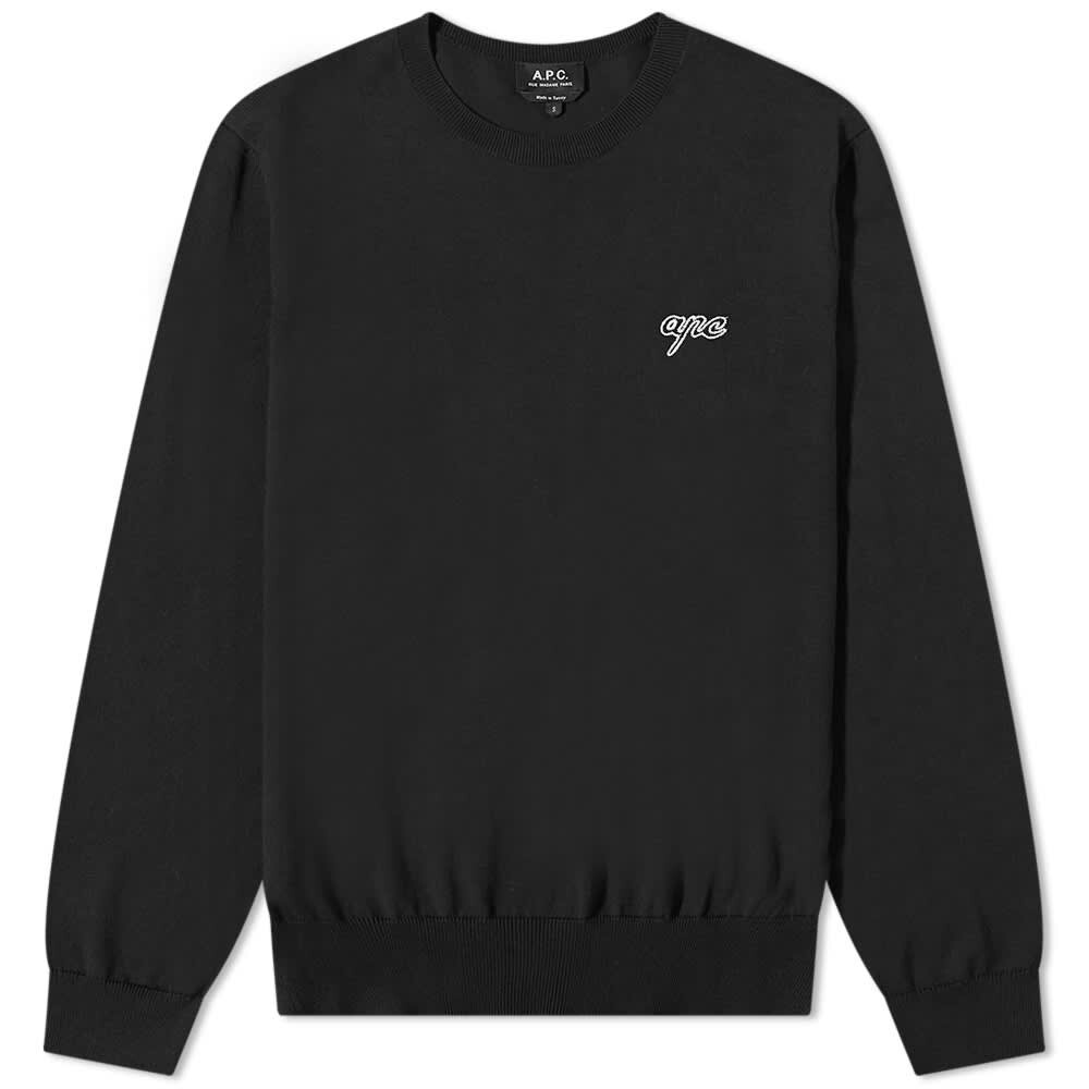 

Джемпер A.P.C. Otis Logo Crew Knit, Черный