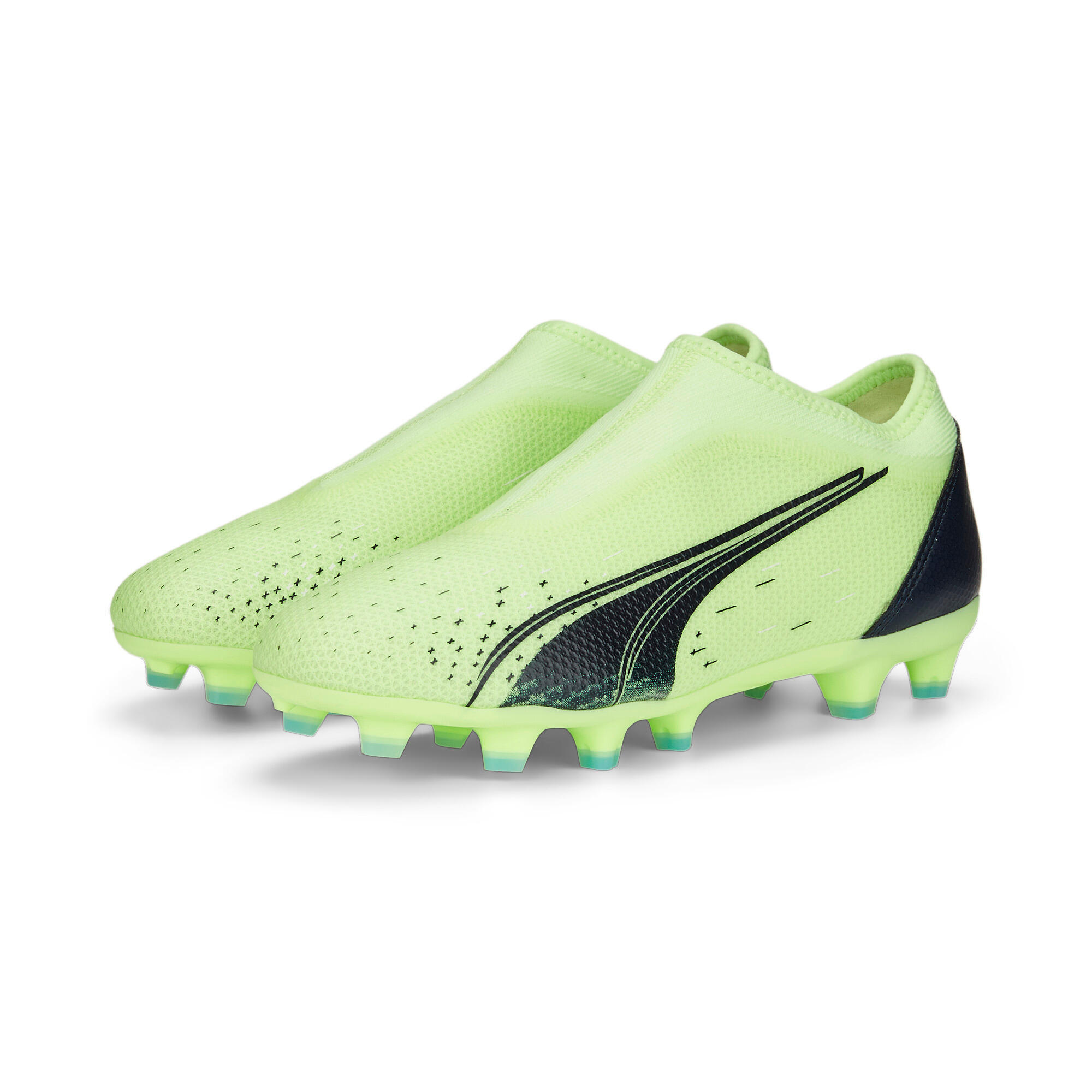 Футбольные бутсы Puma Ultra Match FG/AG - Fastest Pack,  желтый/зеленый/черный – купить из-за границы через сервис «CDEK.Shopping»