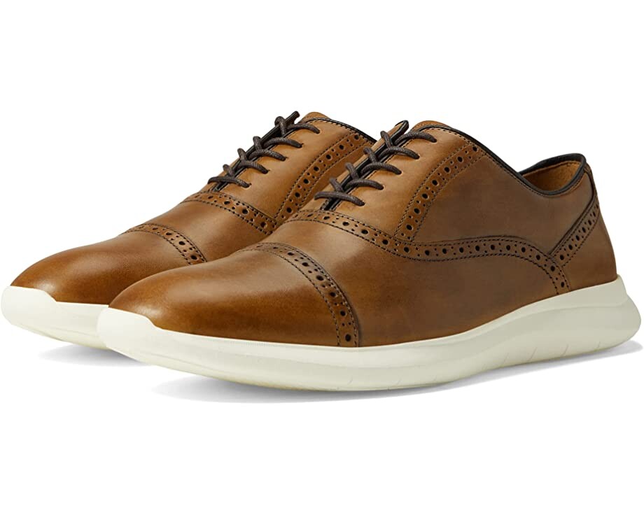 

Оксфорды Hennings Cap Toe Johnston & Murphy, загар с полным зерном