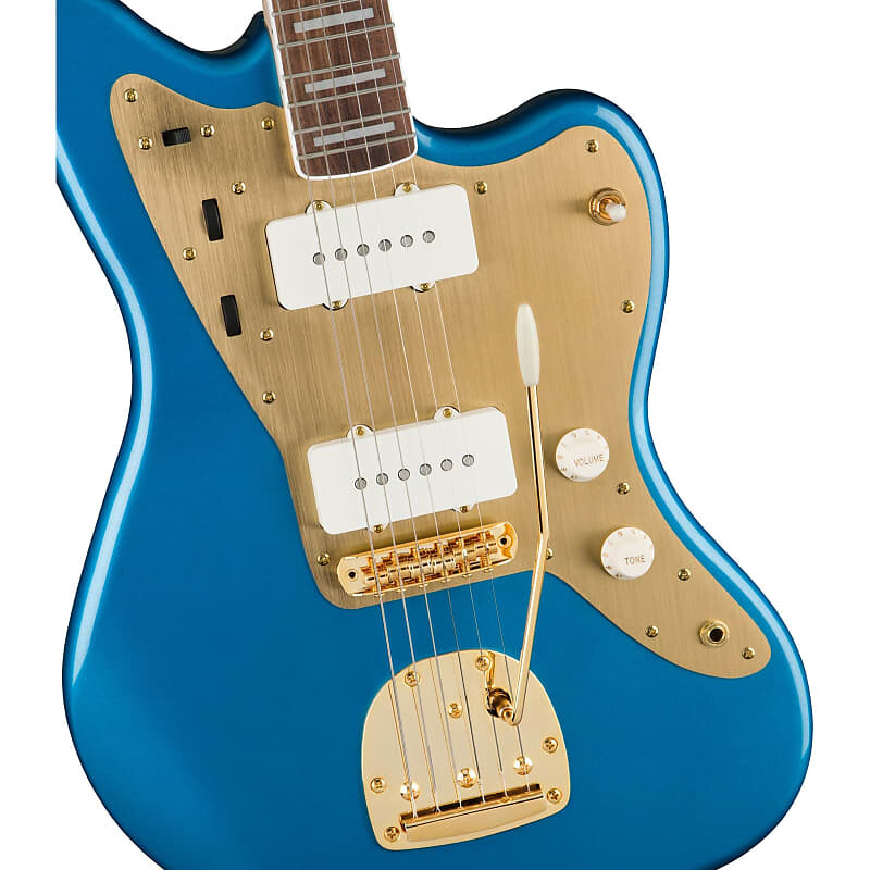 

Squier 40th Anniversary Jazzmaster Gold Edition - Лейк-Плэсид Синий