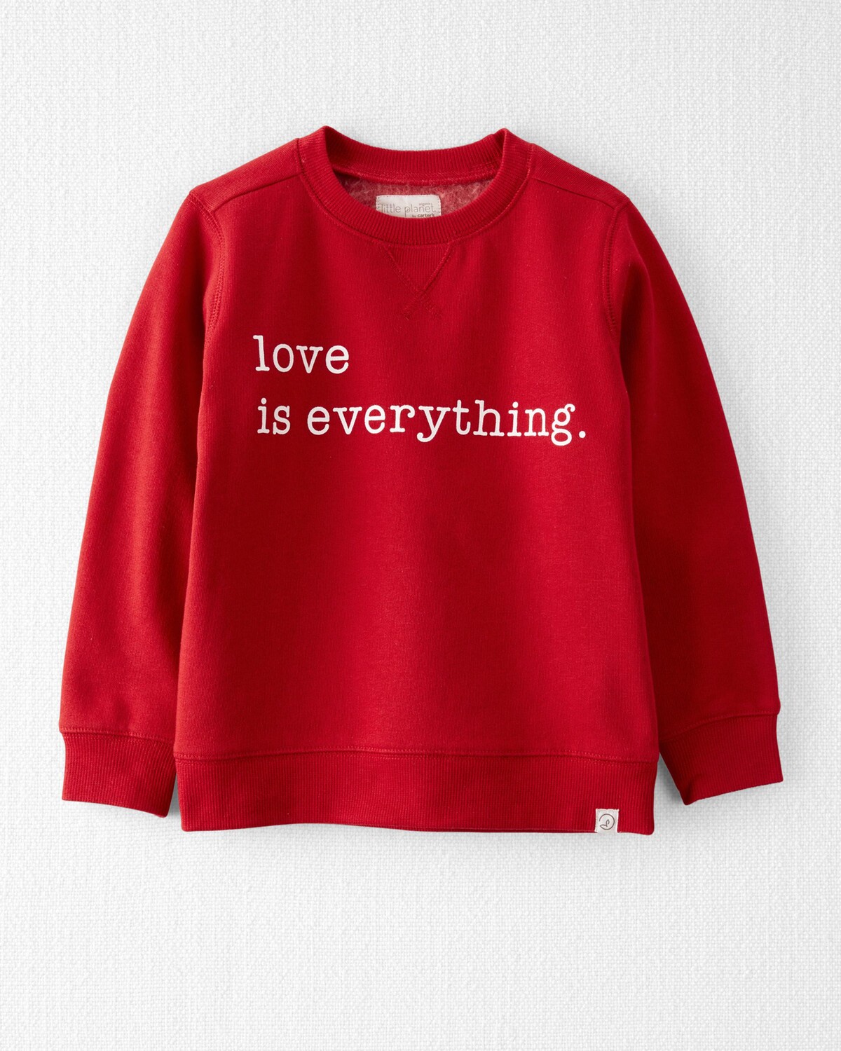 

Флисовый пуловер Love is Everything из органического хлопка для малышей Carter's