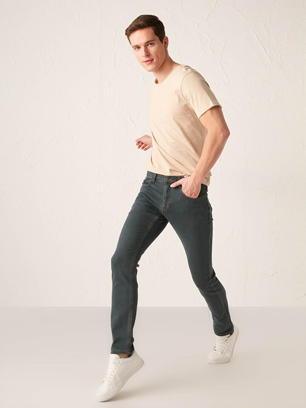 

Мужские джинсовые брюки Premium Denim 750 Slim Fit LCW Jeans