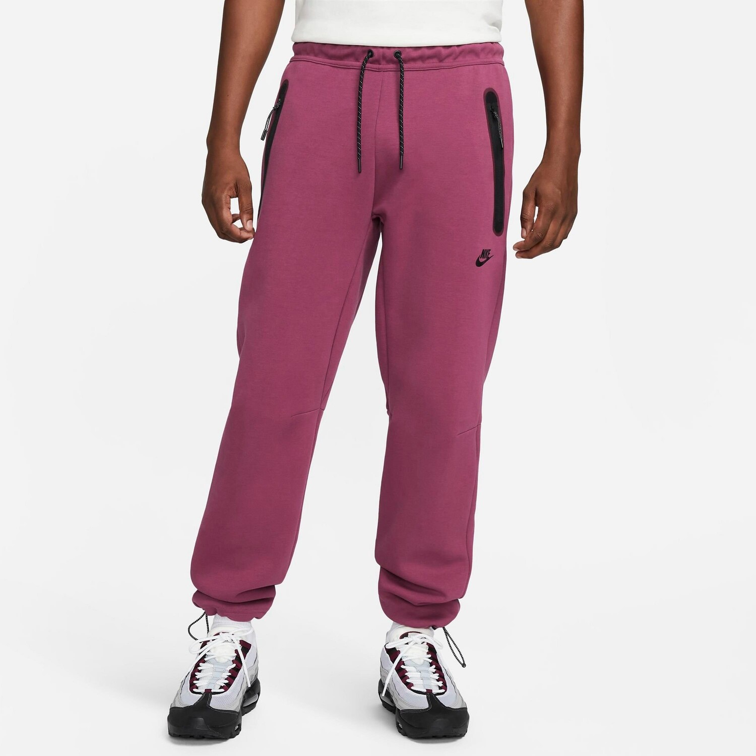 

Мужские прямые брюки Nike Sportswear Tech Fleece, красный