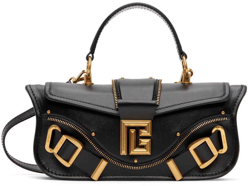 

Черная сумка \Пламя\"" Balmain