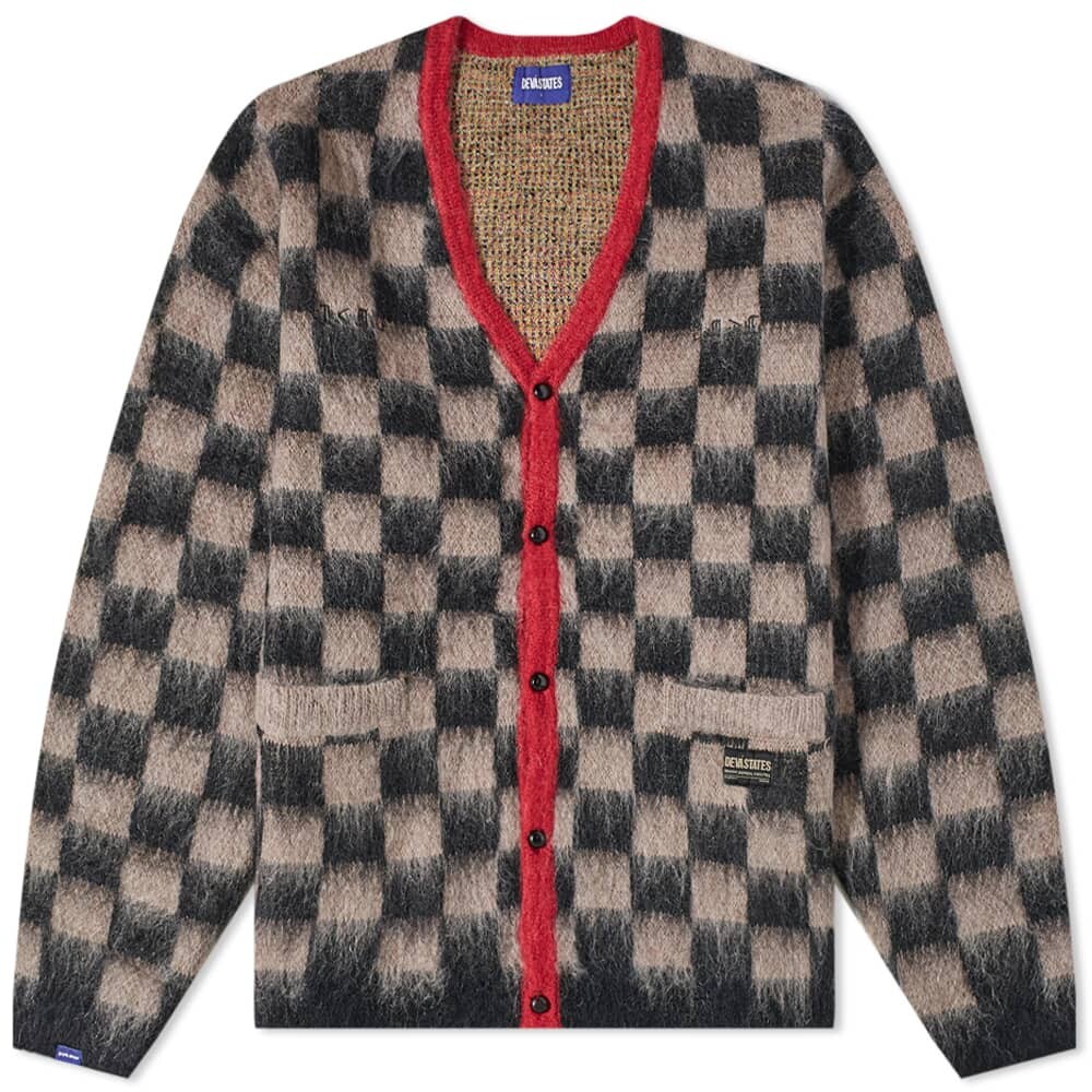 

Джемпер Deva States Lhassa Checkerboard Mohair Cardigan, Серый