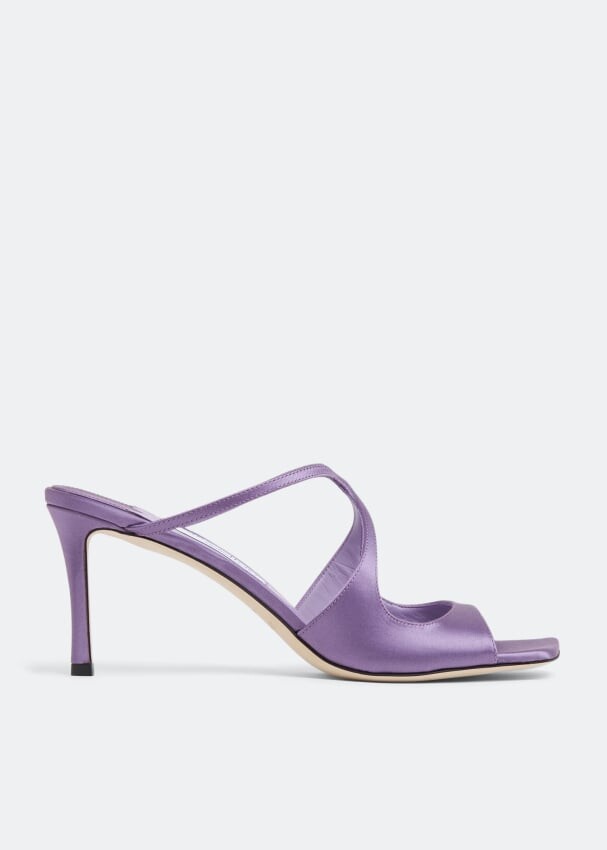 

Мюли JIMMY CHOO Anise 75 mules, фиолетовый