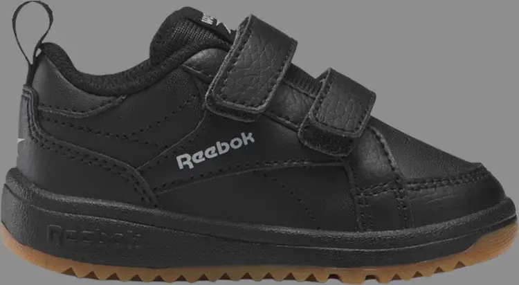 Кроссовки weebok clasp low toddler 'black gum' Reebok, черный кроссовки reebok weebok storm x разноцветный