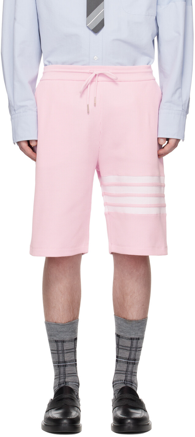 

Розовые шорты с полосками 4 Thom Browne