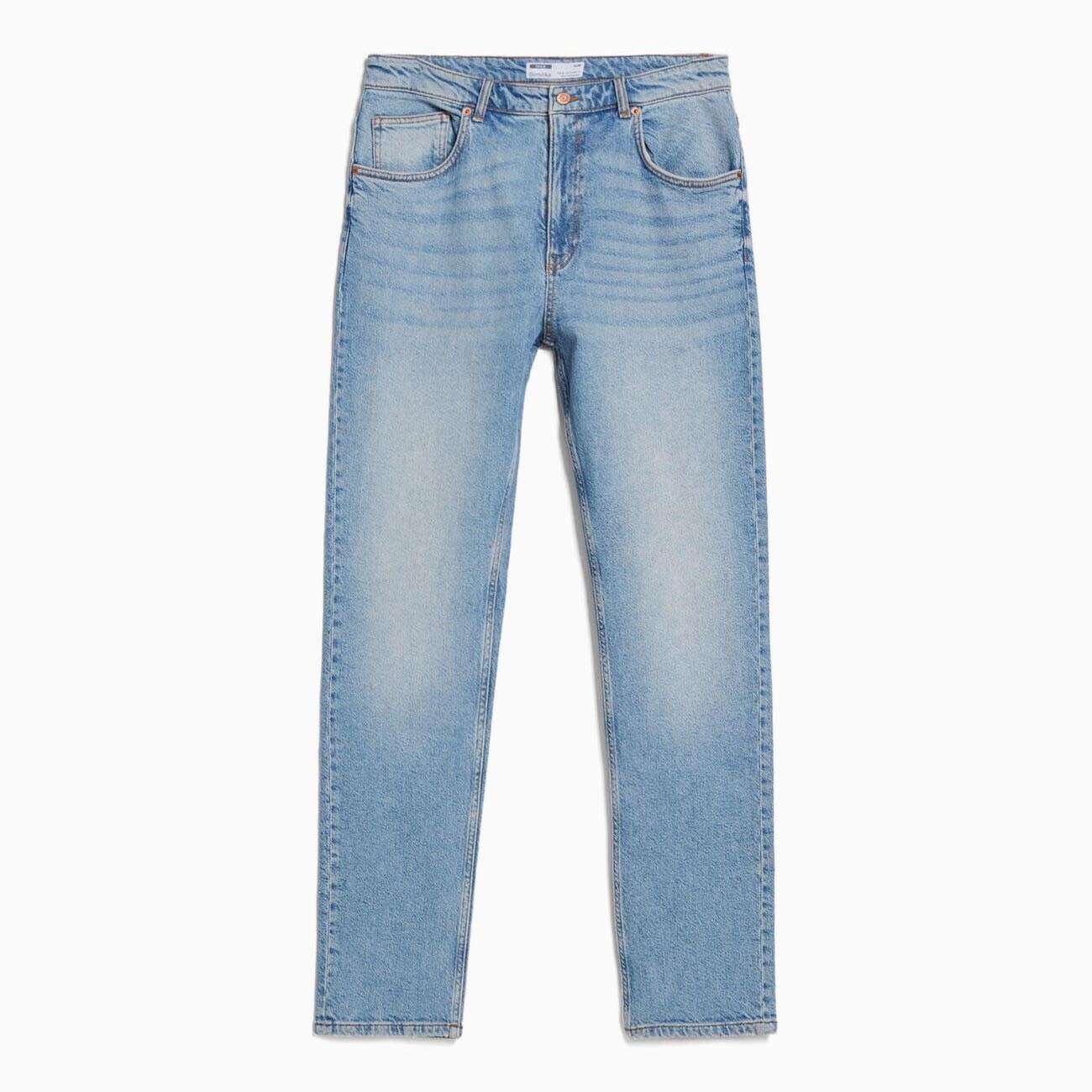 

Джинсы Bershka Slim Fit, светло-синий