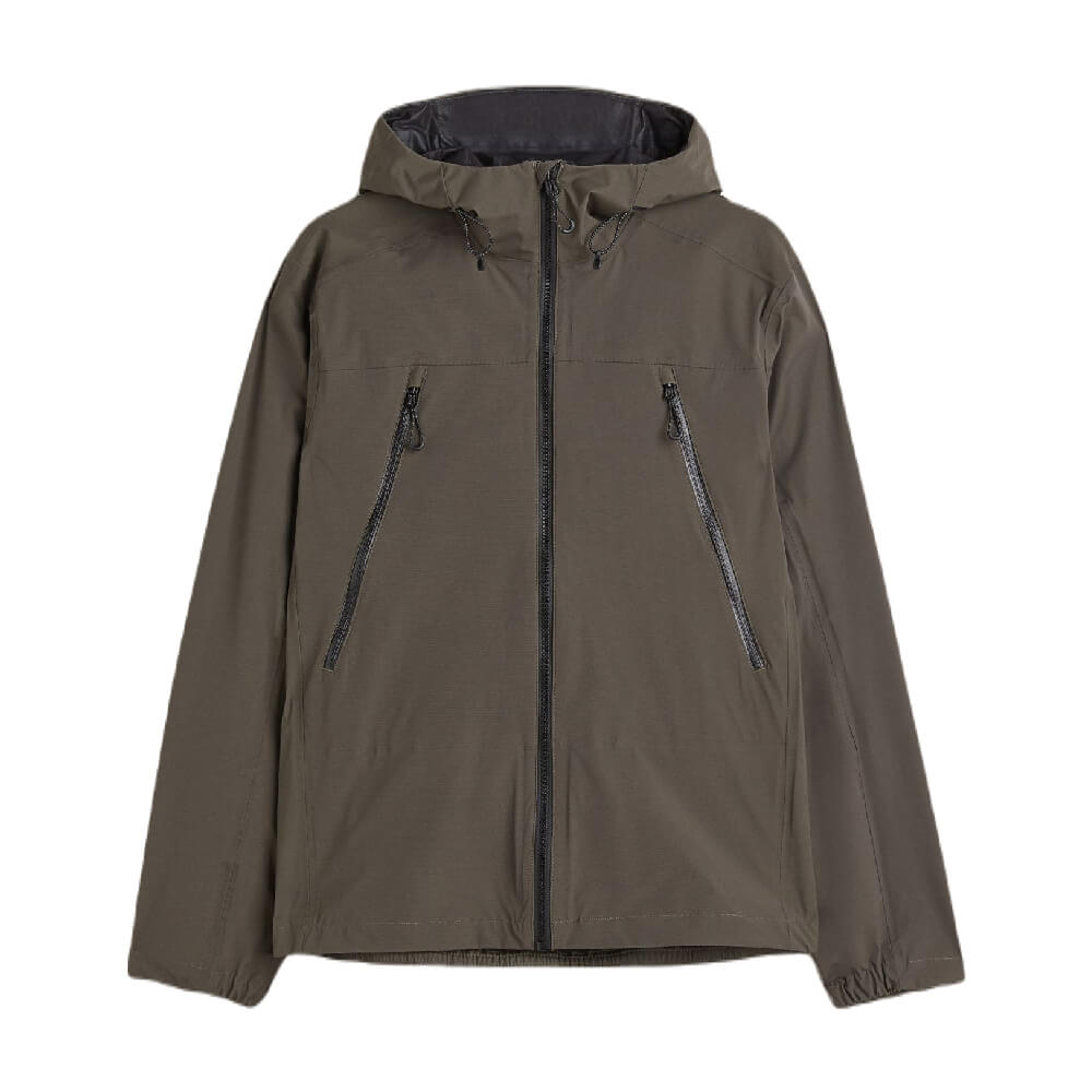 

Куртка H&M Water-repellent Shell, зеленый хаки