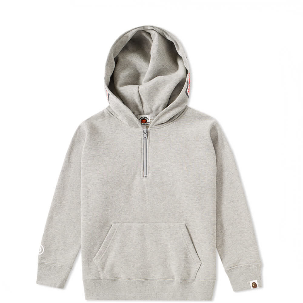 

Толстовка A Bathing Ape Kids Shark Half Zip Hoody