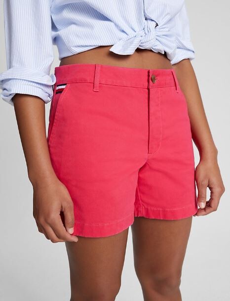 

Шорты Tommy Hilfiger Solid, розовый