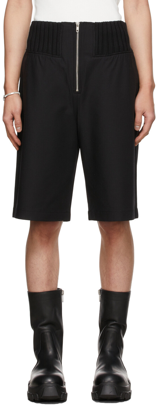 

Черные шорты Racer в рубчик Dion Lee
