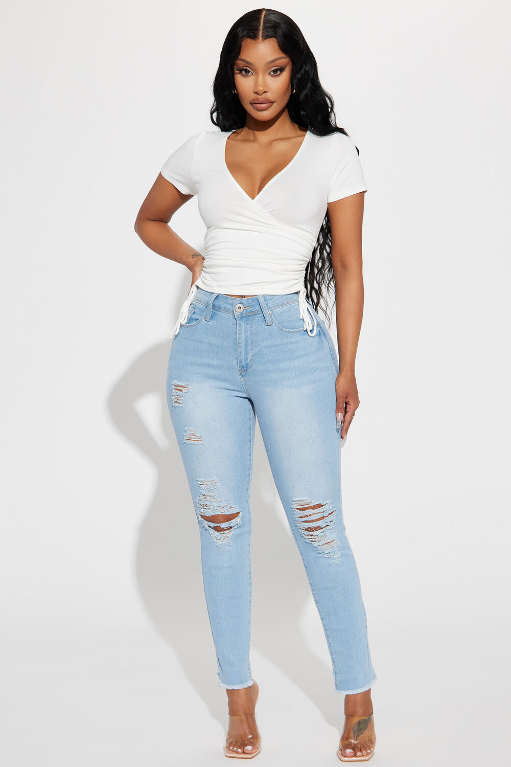

Джинсы скинни Fashion Nova P78198CVL2865, синий