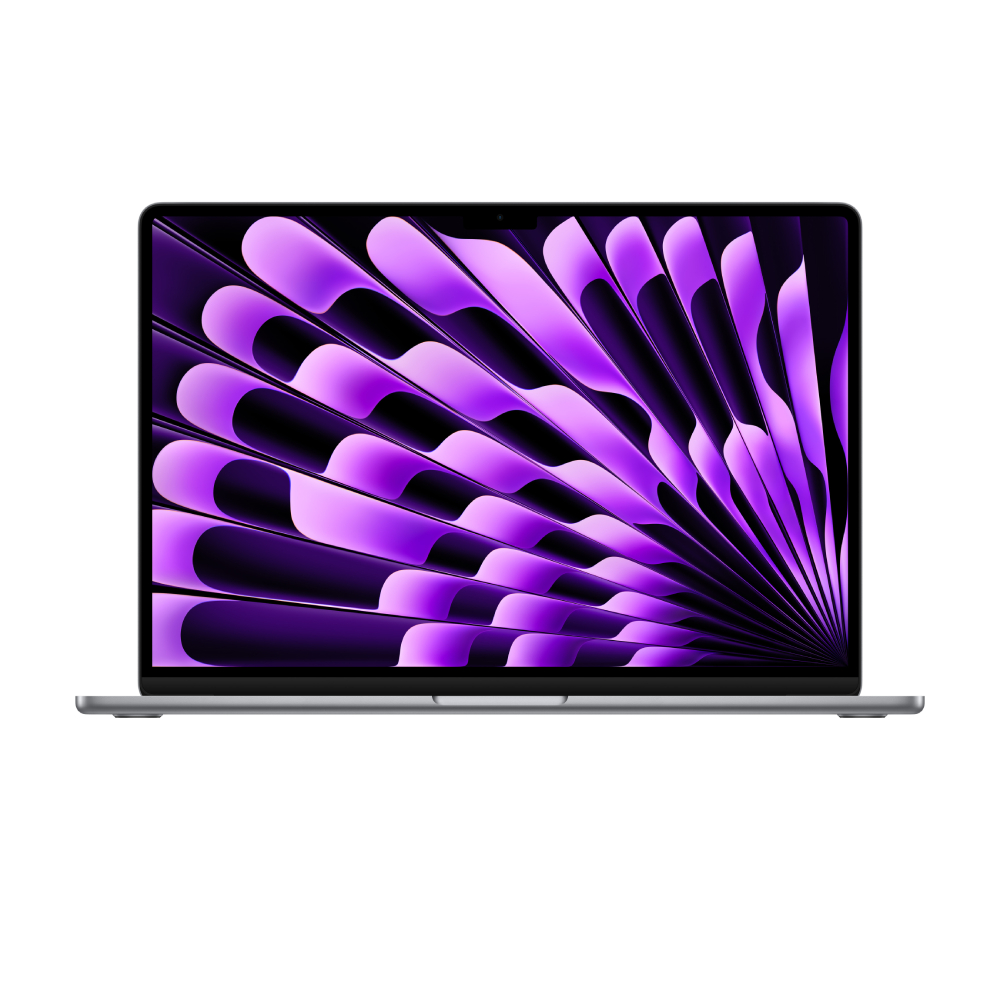 Ноутбук Apple MacBook Air 15 M3, 8 ГБ/512 ГБ, 8 CPU/10 GPU, Space Gray, английская клавиатура ноутбук apple macbook pro 13 3 2020 mxk52 8 гб 512 гб английская клавиатура space gray