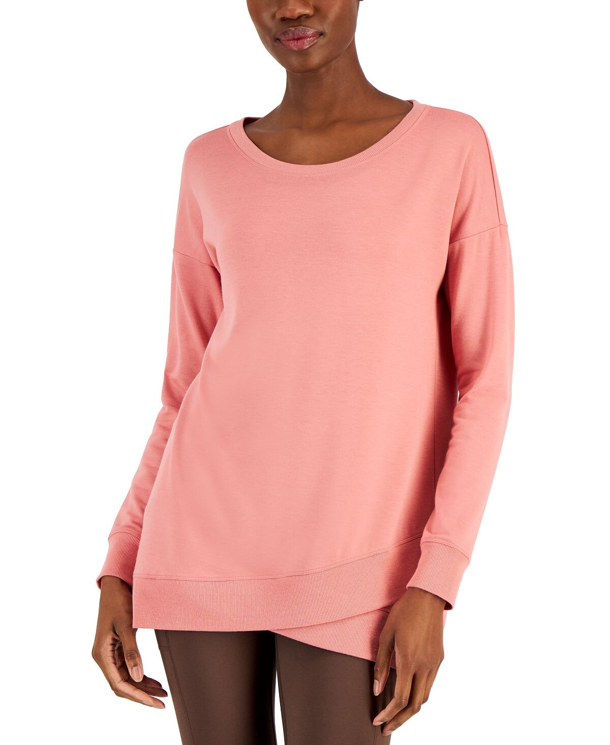 

Женская толстовка french terry tulip-hem, созданная для macy's ID Ideology, мульти
