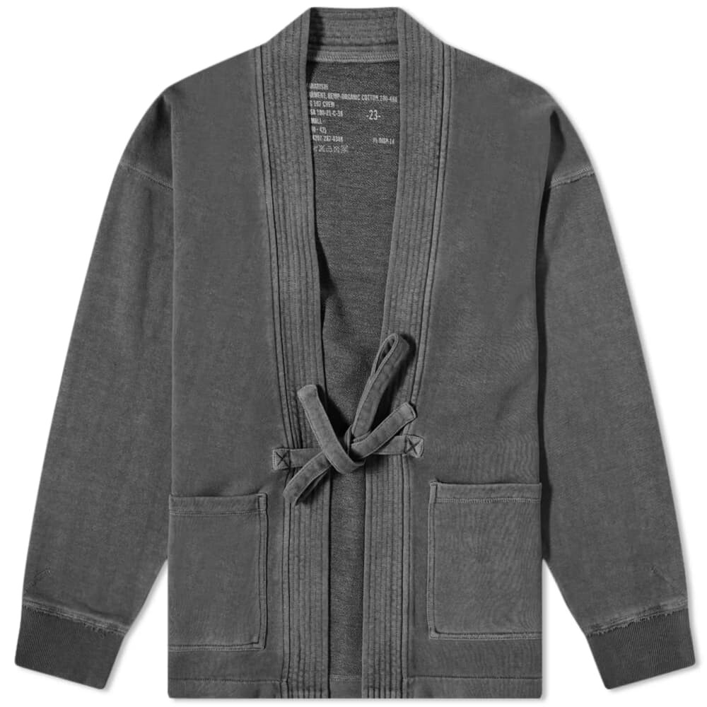 

Кимоно из органического пота Maharishi Hemp, черный