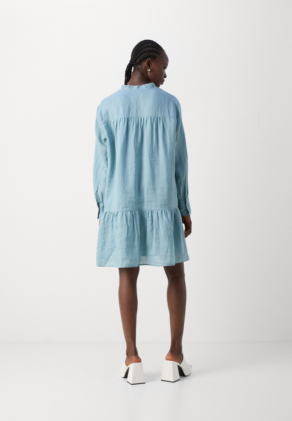 

Повседневное платье Dress Easy Hanger Neckline With Tape Detail Marc O'Polo, нежно-бирюзовый