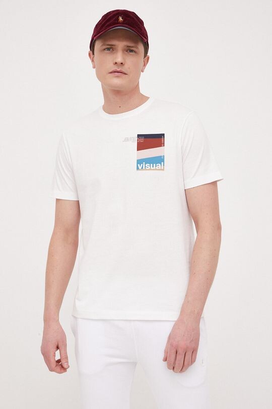 

Хлопковая футболка United Colors of Benetton, белый