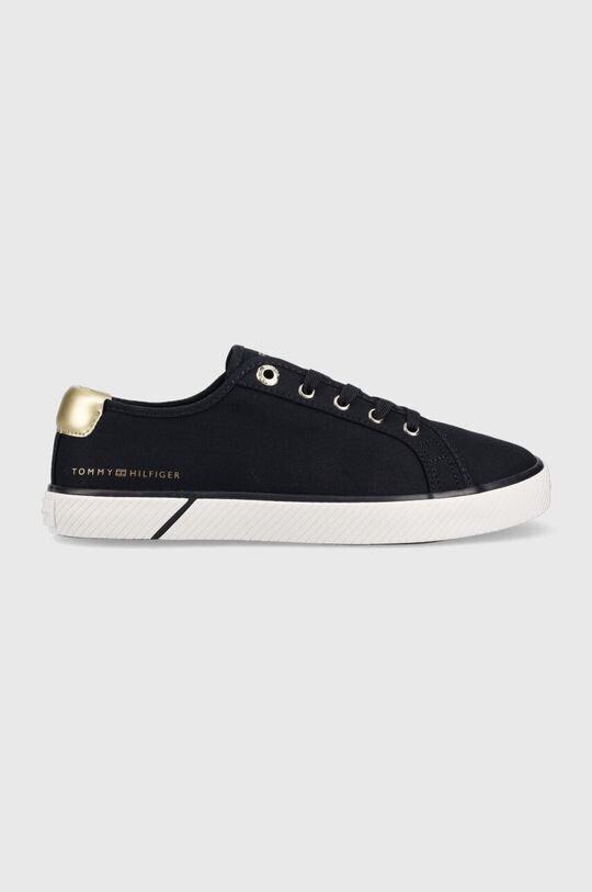 Кроссовки LACE UP VULC SNEAKER Tommy Hilfiger, темно-синий кроссовки canvas lace up sneaker tommy hilfiger бежевый