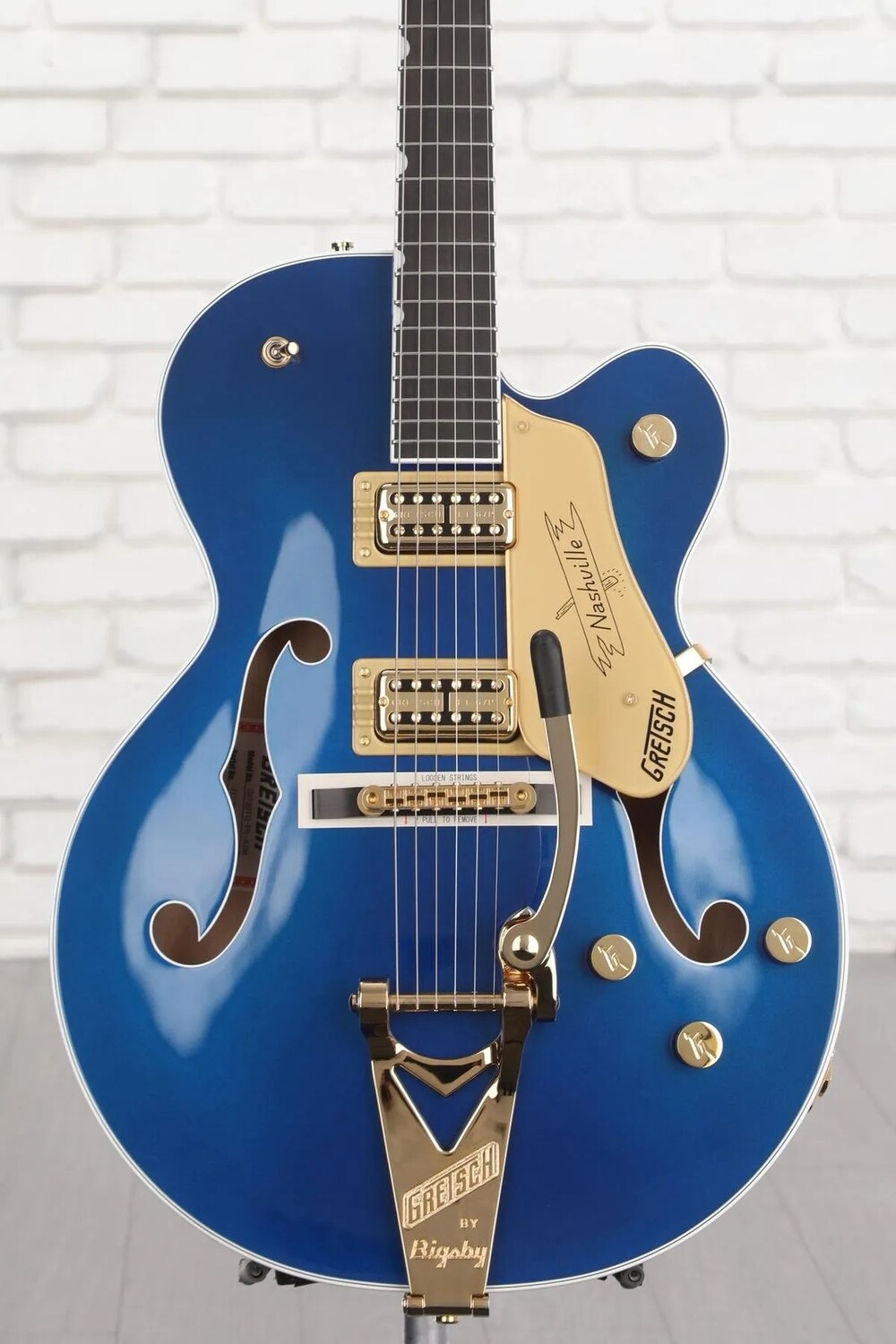 

Gretsch G6120TG Players Edition Nashville с Bigsby — Azure Metallic