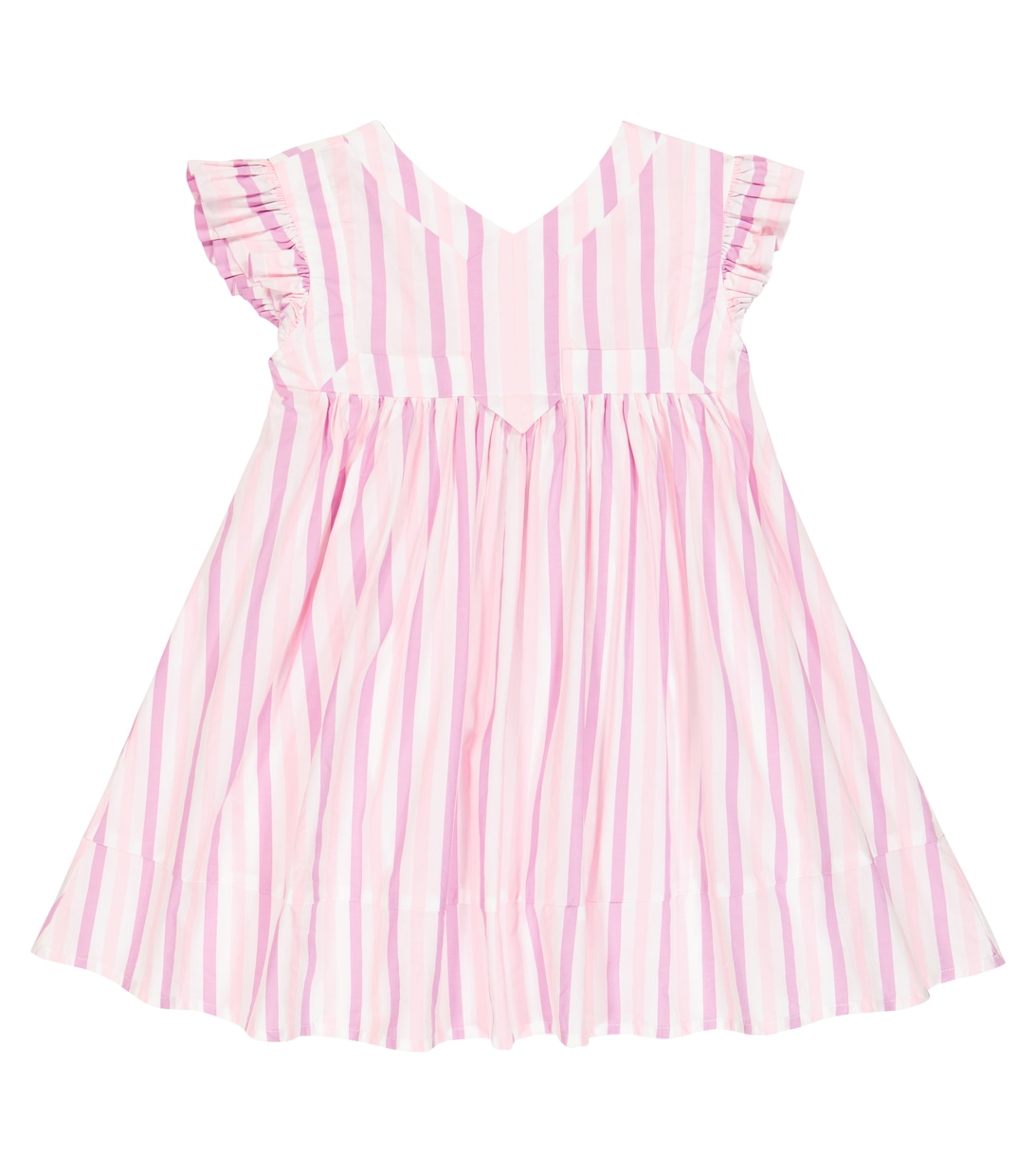 цена Хлопковое платье в медовую полоску Morley, розовый