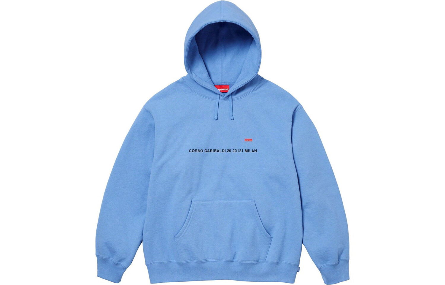

Коллекция осень/зима FW23 Толстовка унисекс Supreme, голубой