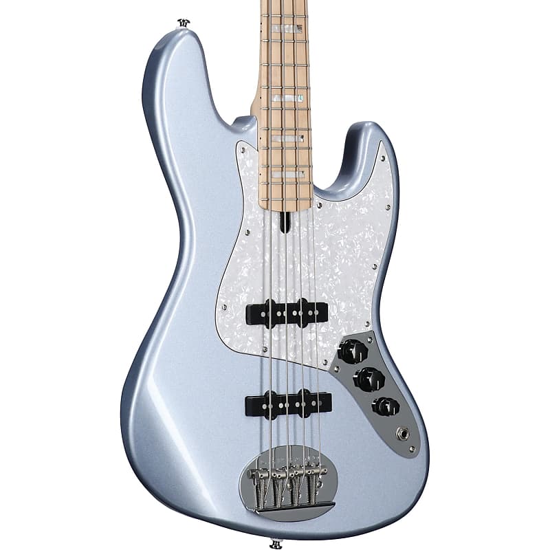 цена Басс гитара Lakland Skyline 44-60 Vintage J Custom Electric Bass, Ice Blue Metallic