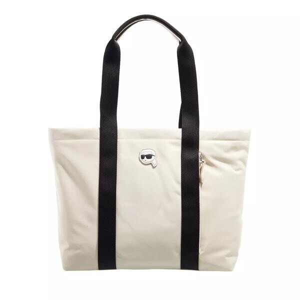 

Шоппер ikonik 2.0 nylon zip tote Karl Lagerfeld, бежевый