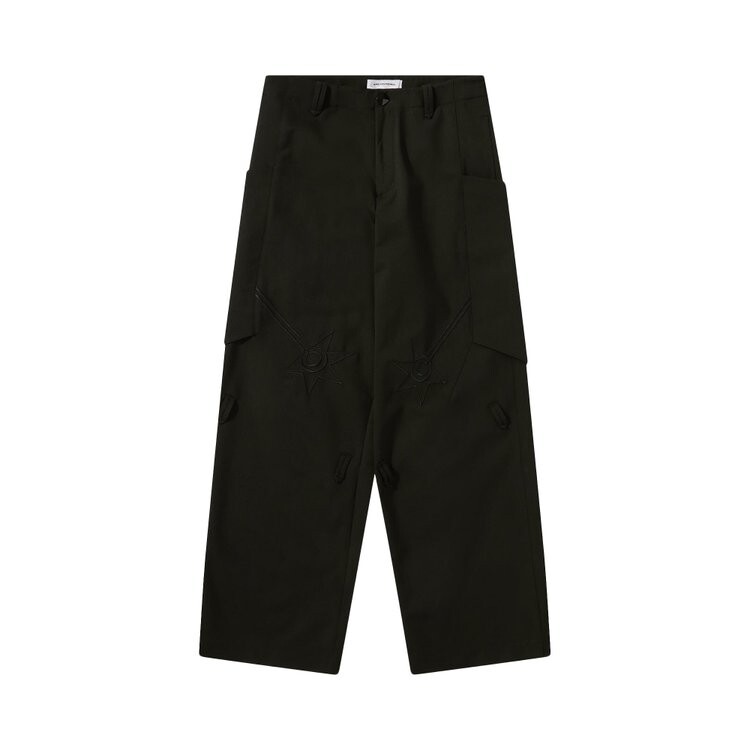 

Брюки Kiko Kostadinov Nesebur Embroidered Trouser, черный