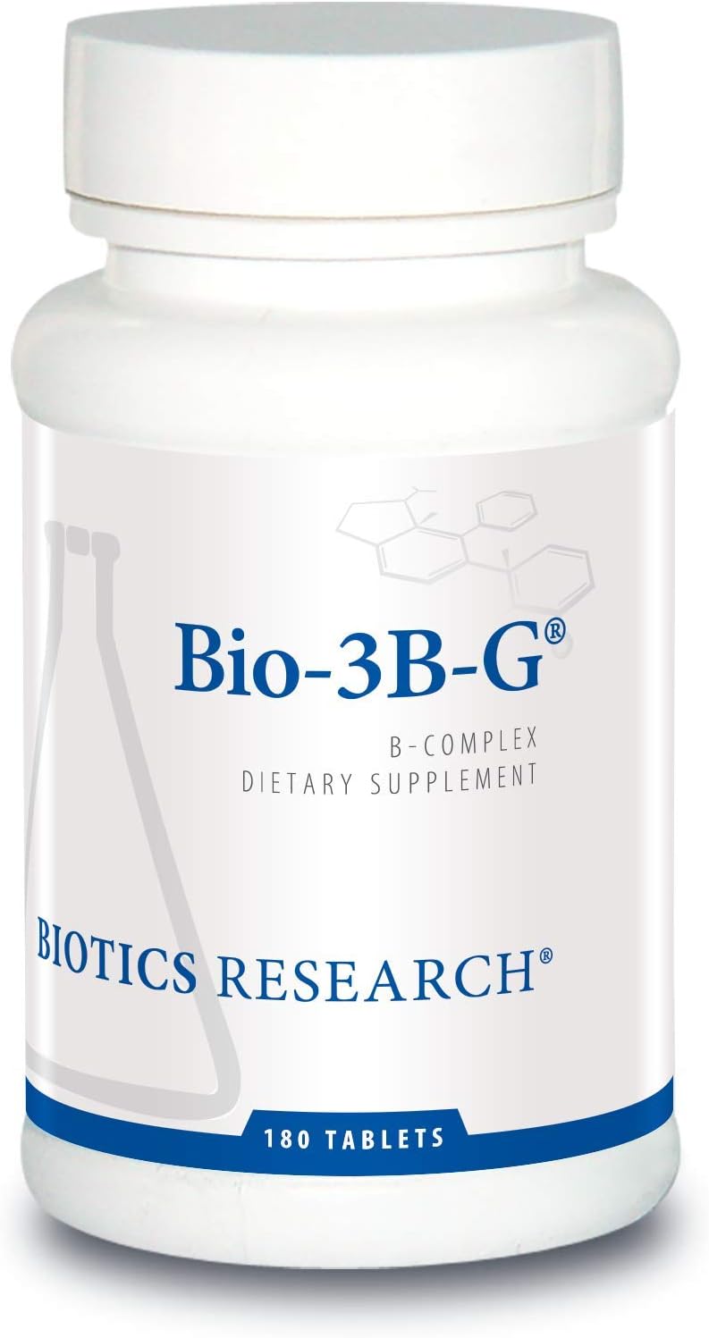 Витамины группы B Biotics Research Bio-3B-G, 180 таблеток витамины группы b biotics research bio b complex 90 таблеток