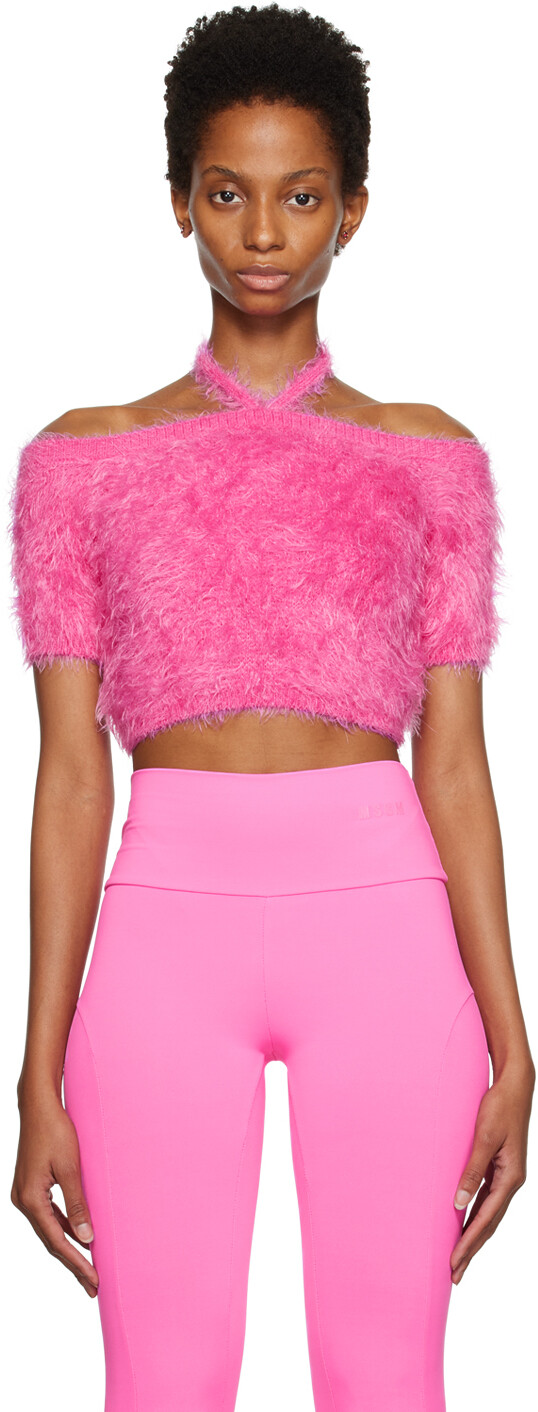 

Розовая футболка Maglia MSGM, Розовый